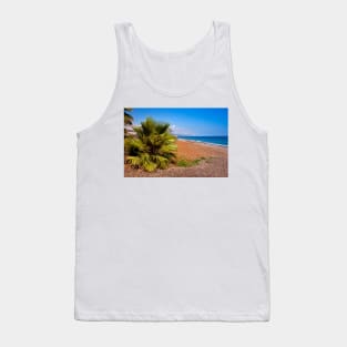 Palm trees Torrox Costa Del Sol Andalusia Costa Spain Tank Top